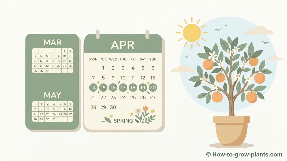 Illustration : Meilleur moment pour greffer les agrumes et conditions environnementales
