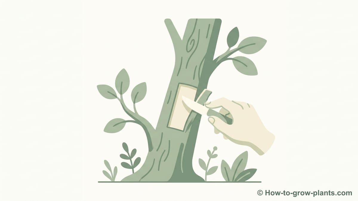 Illustration: How to prepare the rootstock to receive the scion? Illustration: How to prepare the rootstock to receive the scion?