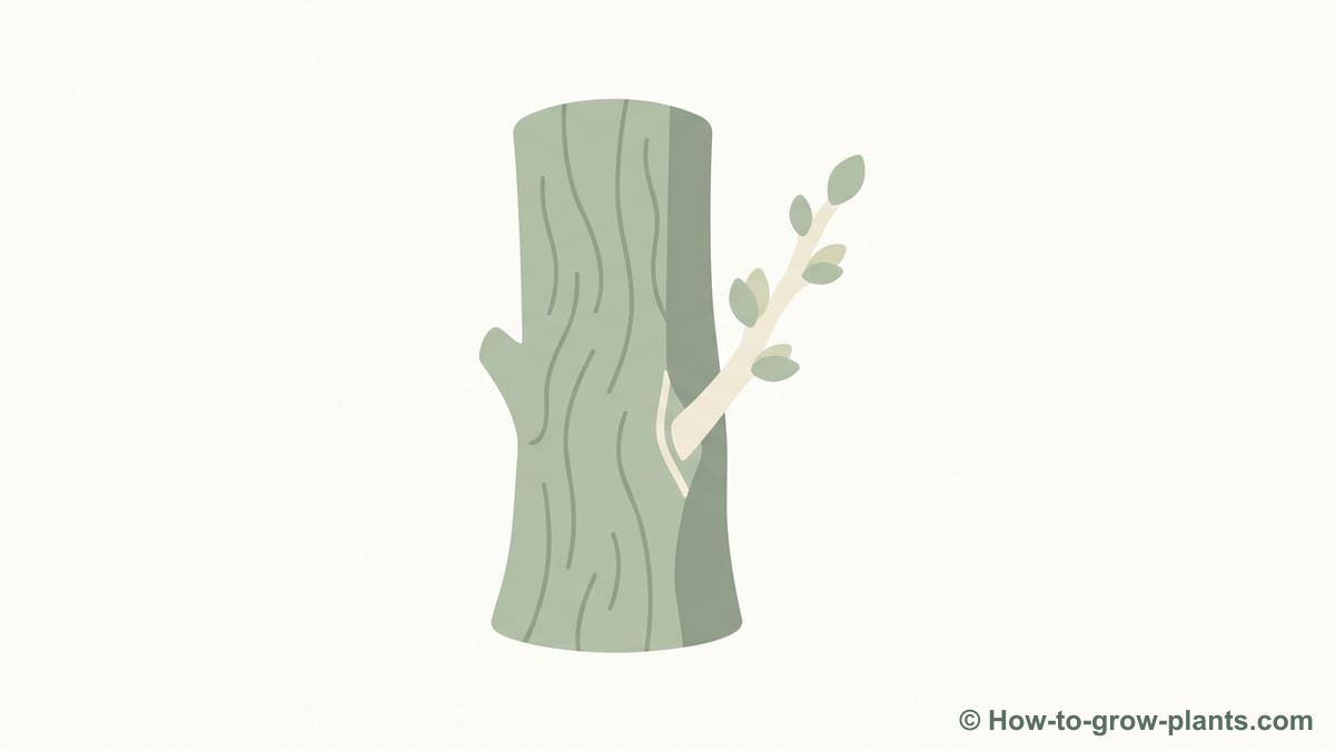 Illustration : Qu'est-ce que la greffe en couronne et quand la réaliser ?