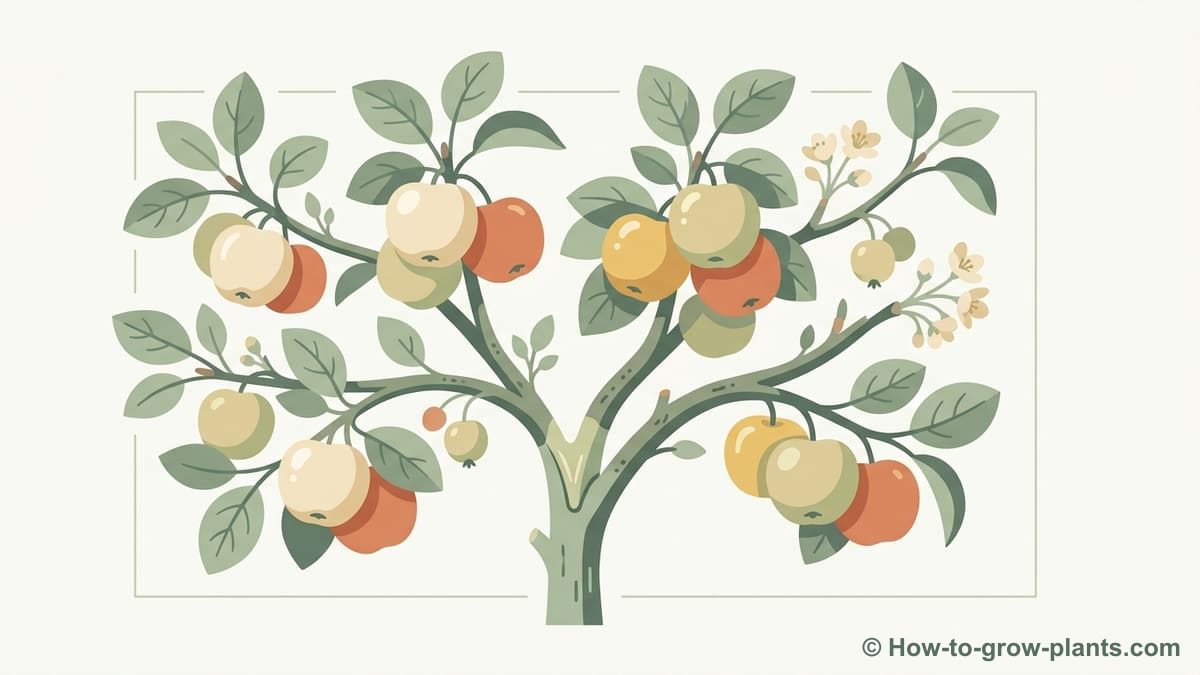 Illustration : Avantages de la greffe en couronne pour les arbres fruitiers