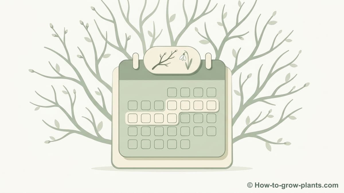 Illustration : Quand est la période optimale pour réaliser une greffe en fente ?