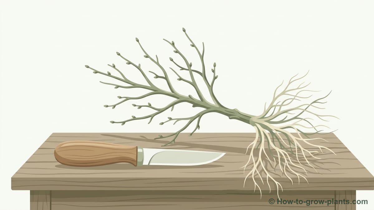 Illustration : Matériel essentiel et préparation pour une greffe à l'anglaise réussie