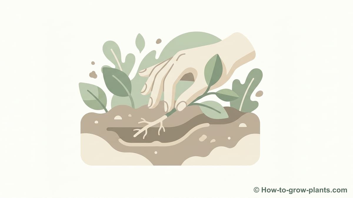 Illustration : Étapes précises pour planter des boutures de racines de Paulownia pour une nouvelle croissance